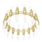 Cwi Lighting Croissant 32 Light Chandelier With Satin Gold Finish 1269P32-32-602 - alternate 3